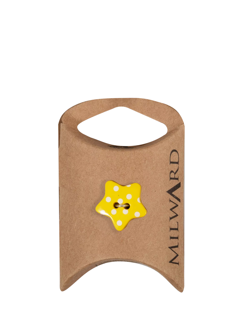 Milward 2 Hole Star Buttons 20mm Pack of 5