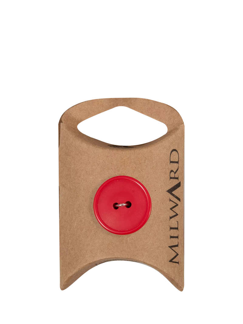 Milward 2 Hole Rim Buttons Bordeaux 20mm Pack of 5