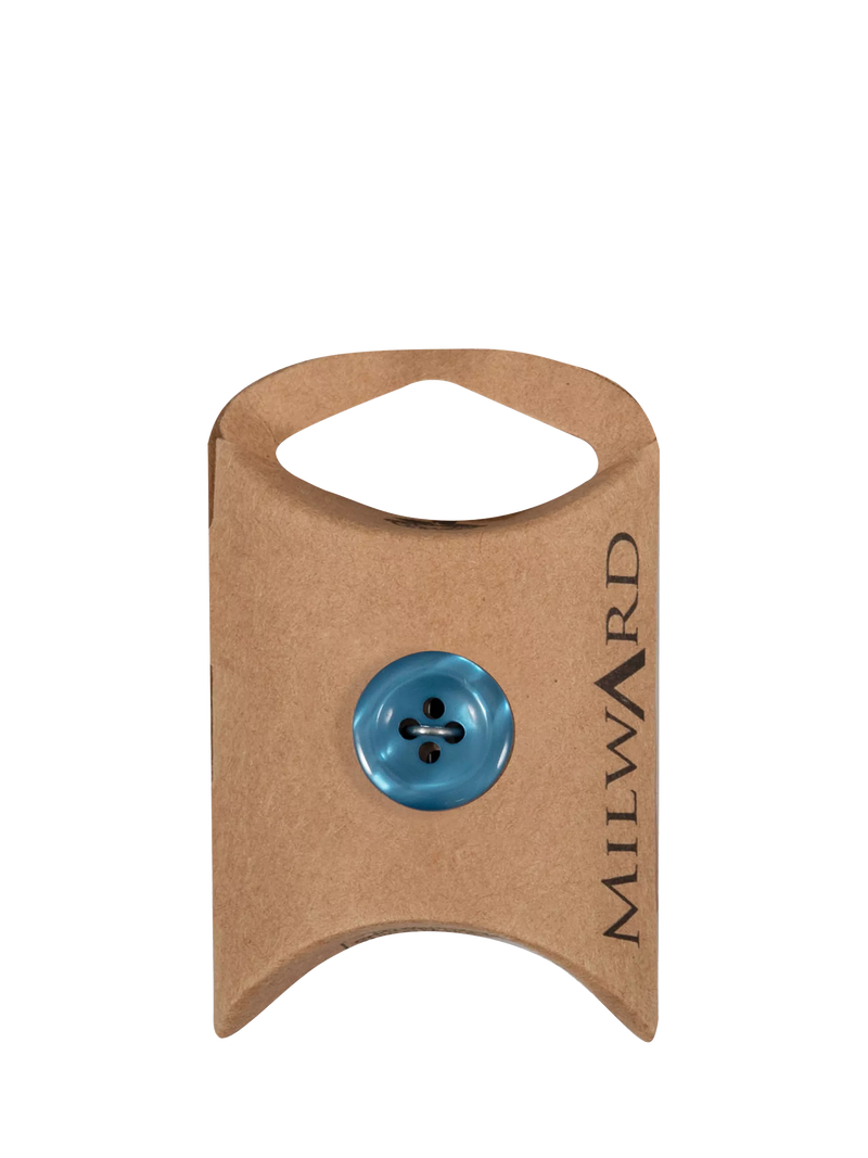 Milward buttons 4 hole rim 15mm pack of 6 - British product