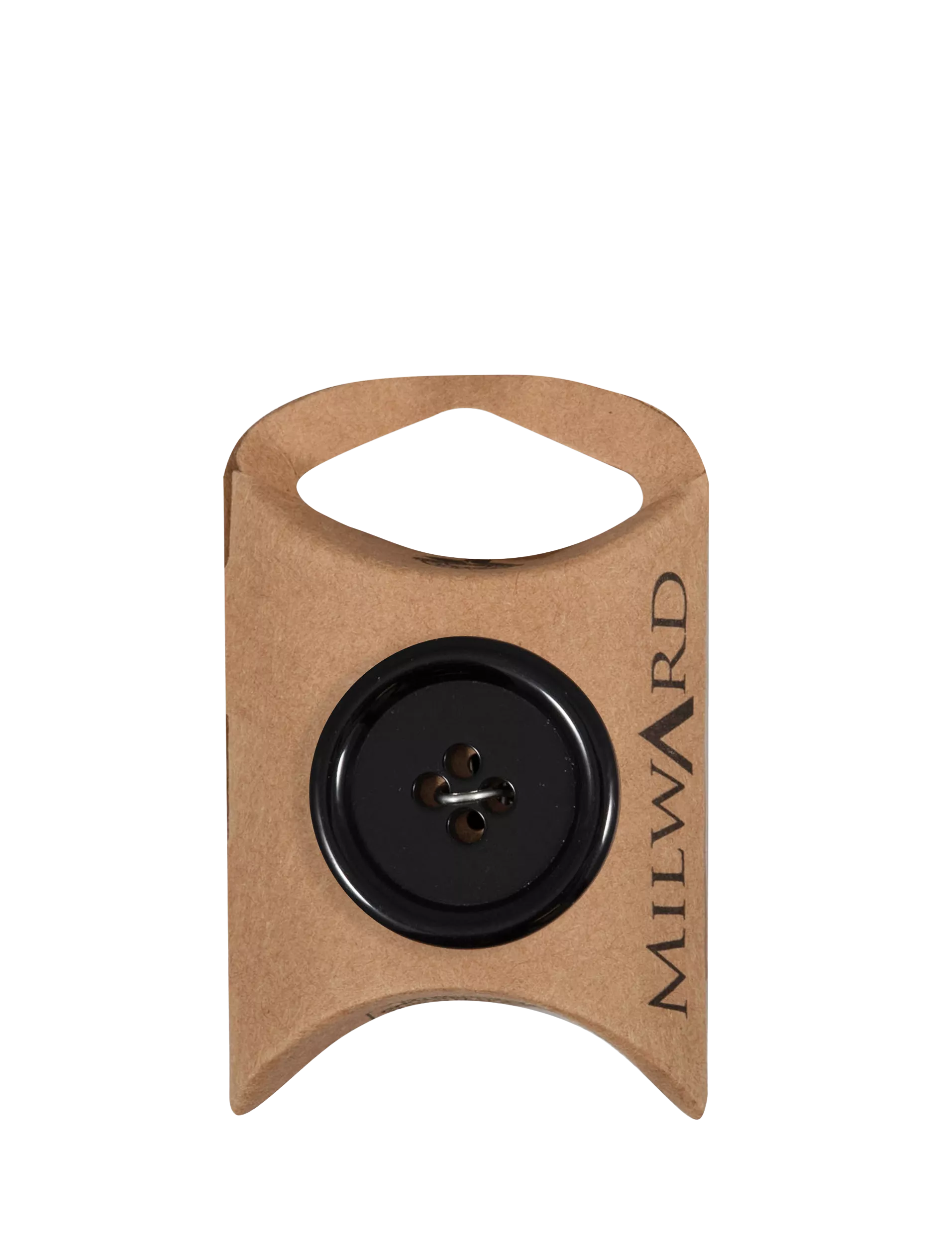 Milward rim buttons 28mm black pack of 4 - British product