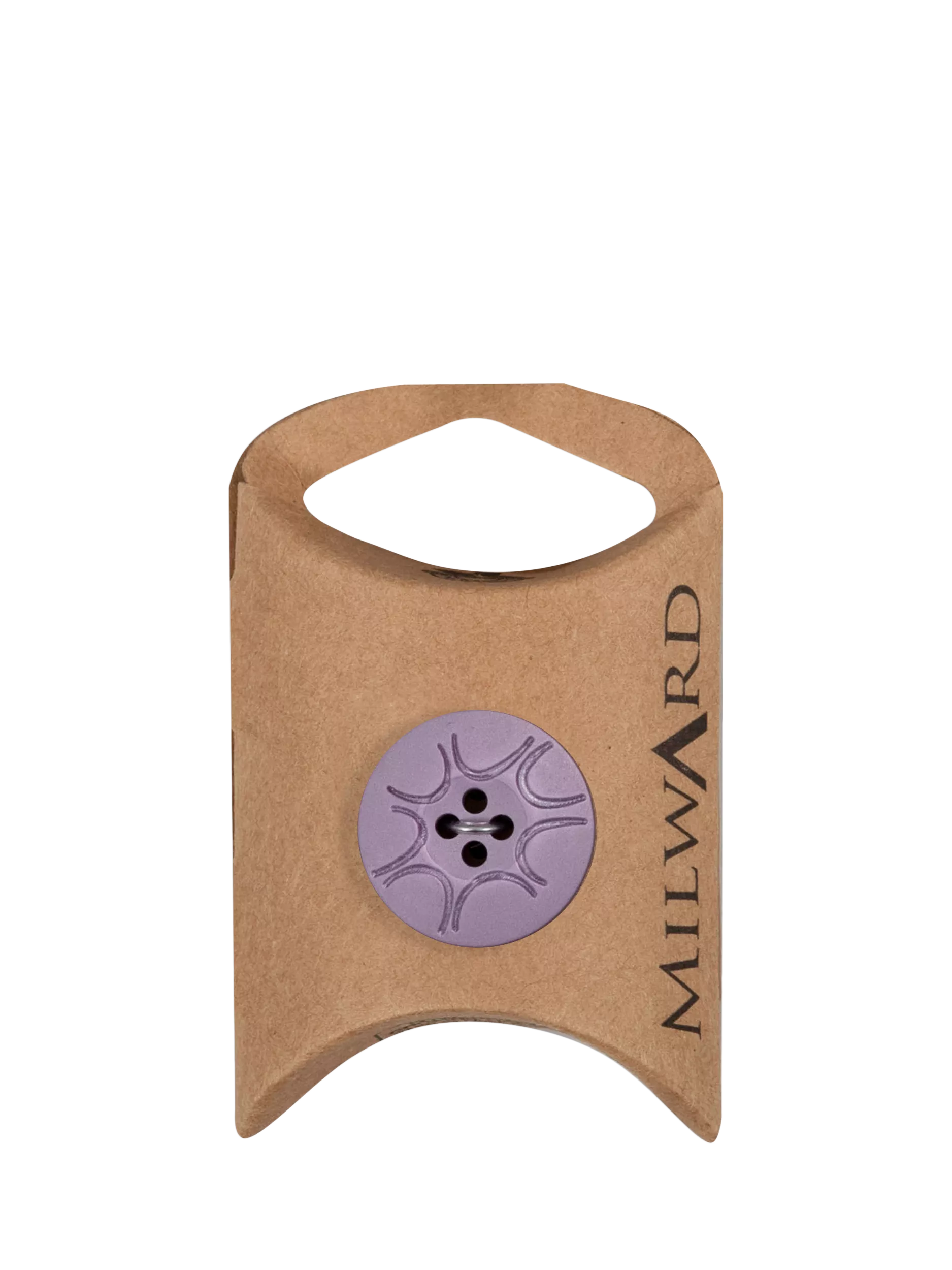 Milward 4 hole buttons 20mm grey purple pack of 7 (British brand)