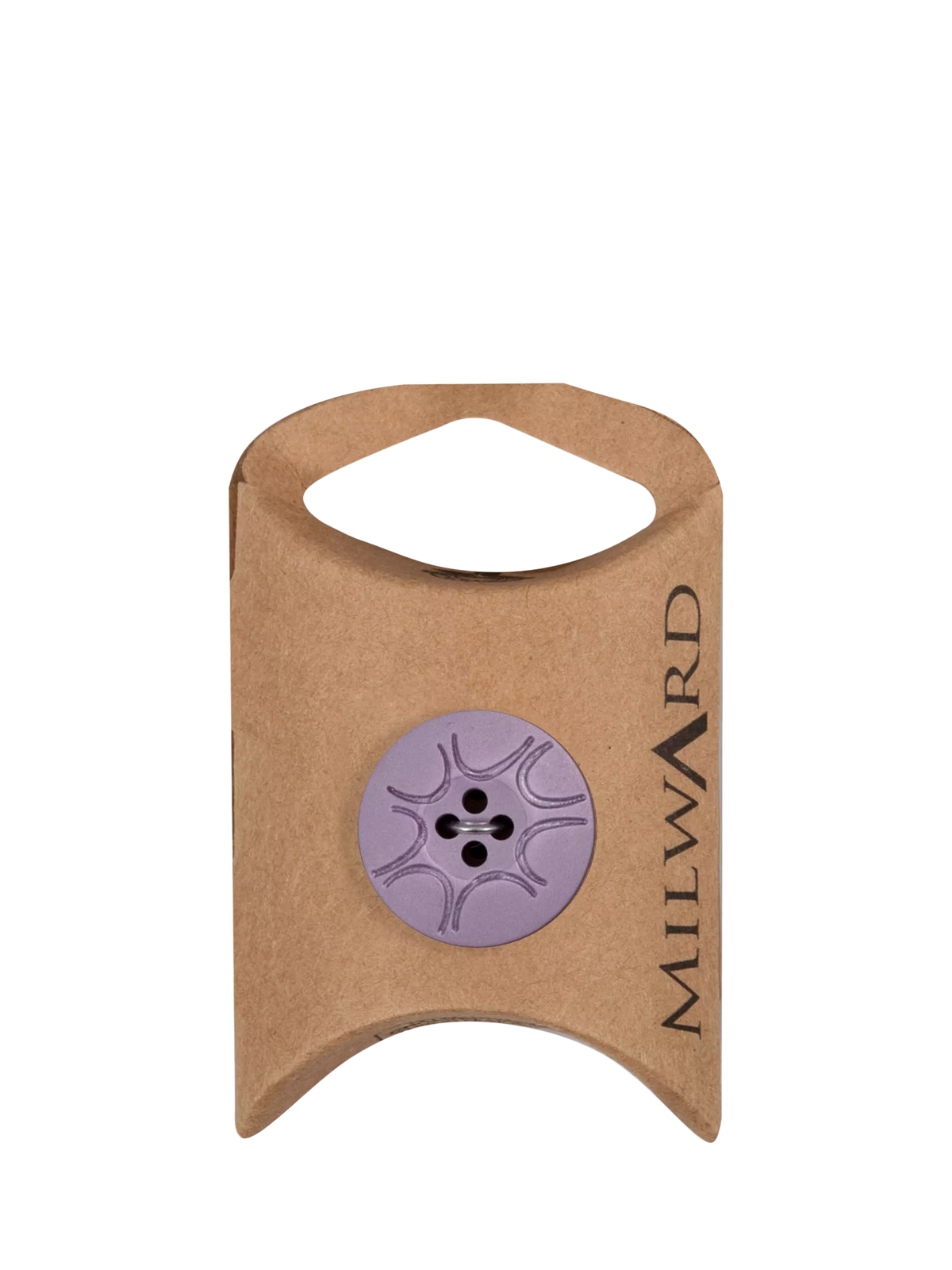Milward 4 hole buttons 20mm grey purple pack of 7 (British brand)
