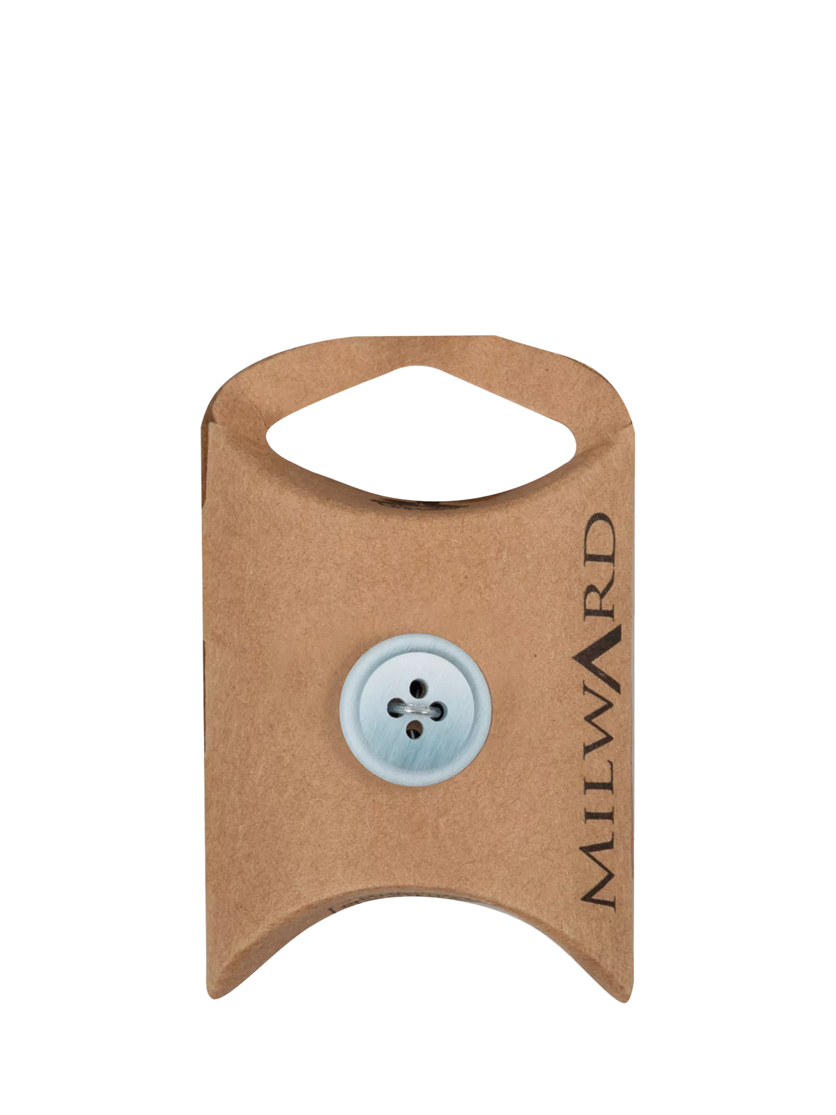 Milward 4 Hole Rim Buttons, 15mm, Light Blue, Pack of 10
