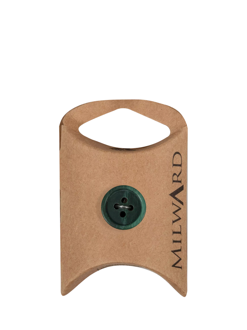 Milward marble green buttons 15mm pack of 5 - British product