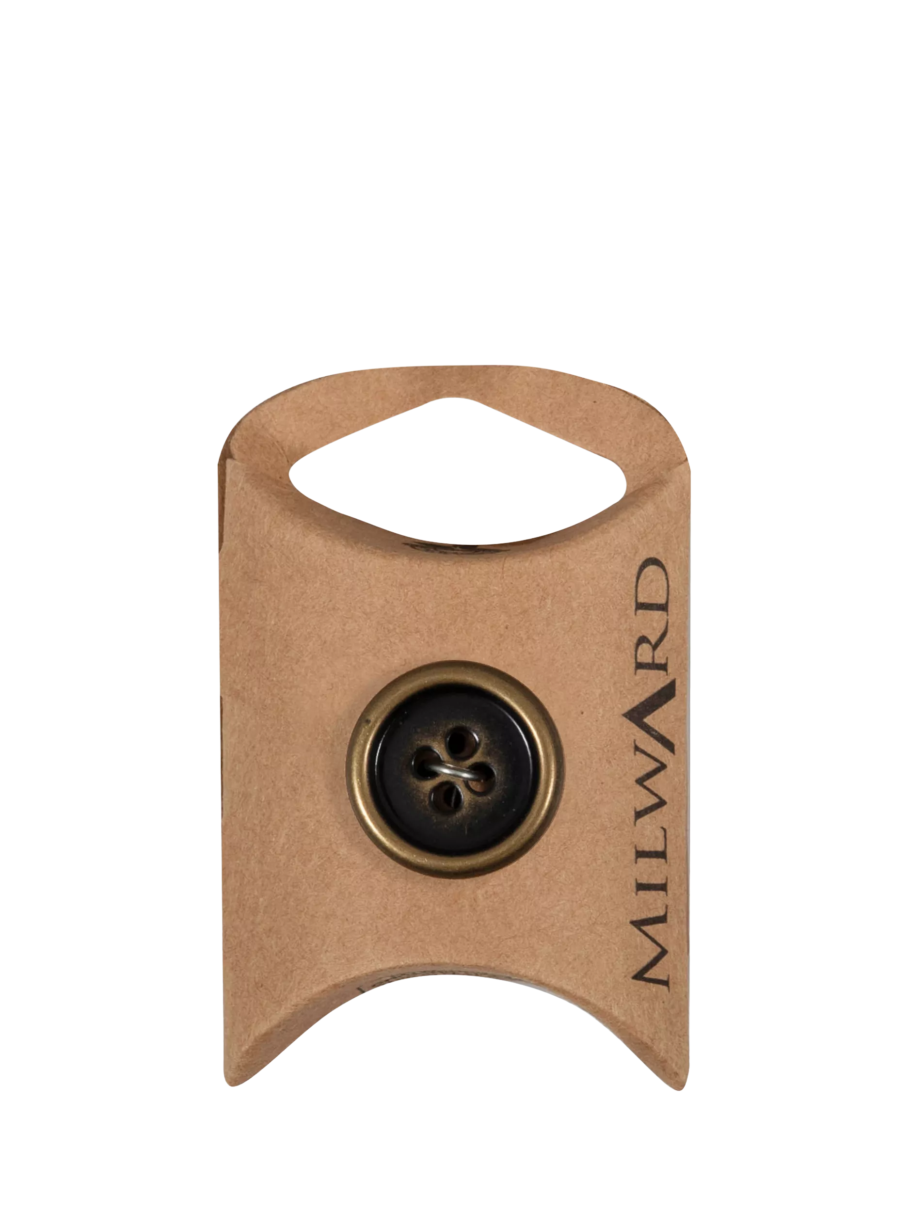 Milward buttons gold 4-hole metal rim 20mm, imported from the UK