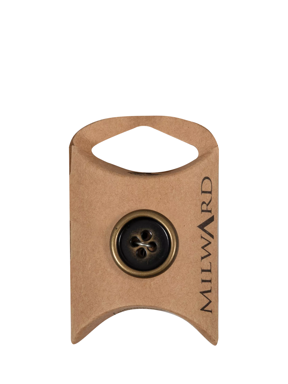 Milward buttons gold 4-hole metal rim 20mm, imported from the UK