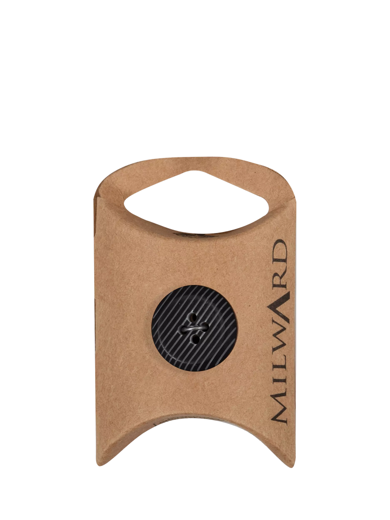 Milward 4 hole stripe buttons 19mm pack of 4 - British product