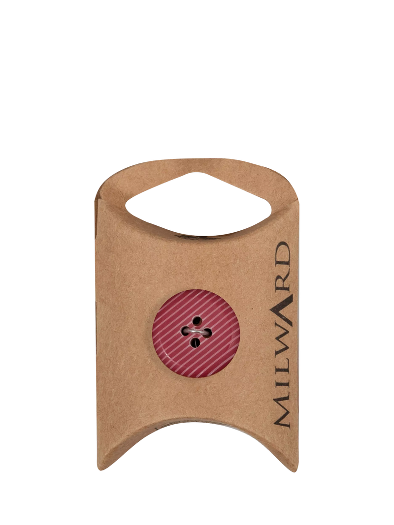 Milward 4 Hole Stripe Buttons 19mm Pack of 4