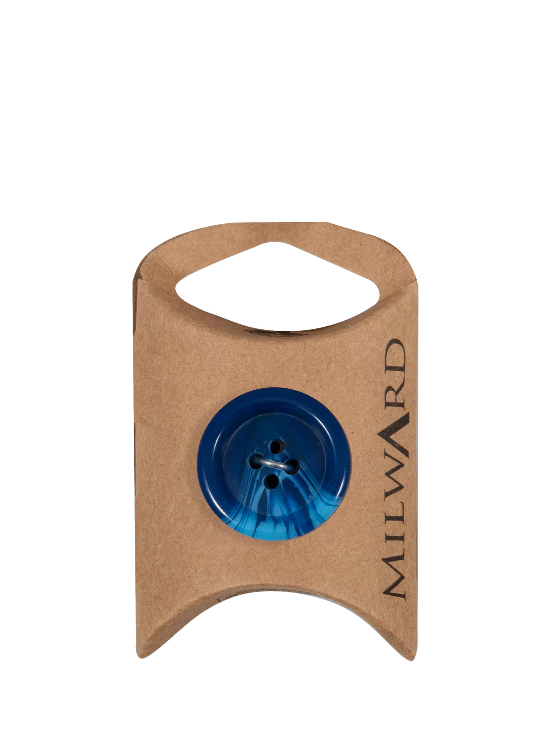 Milward blue marble rim buttons pack of 3 (British brand)