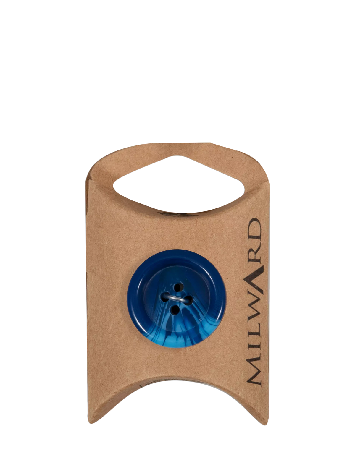 Milward blue marble rim buttons pack of 3 (British brand)