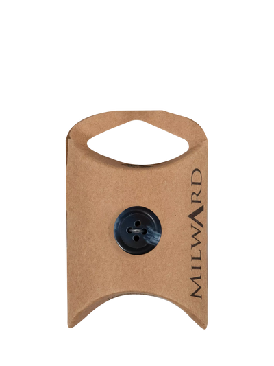 John Lewis Milward 4 Hole Marble Buttons 15mm Blue Pack of 10- Buy online at McGrocer
