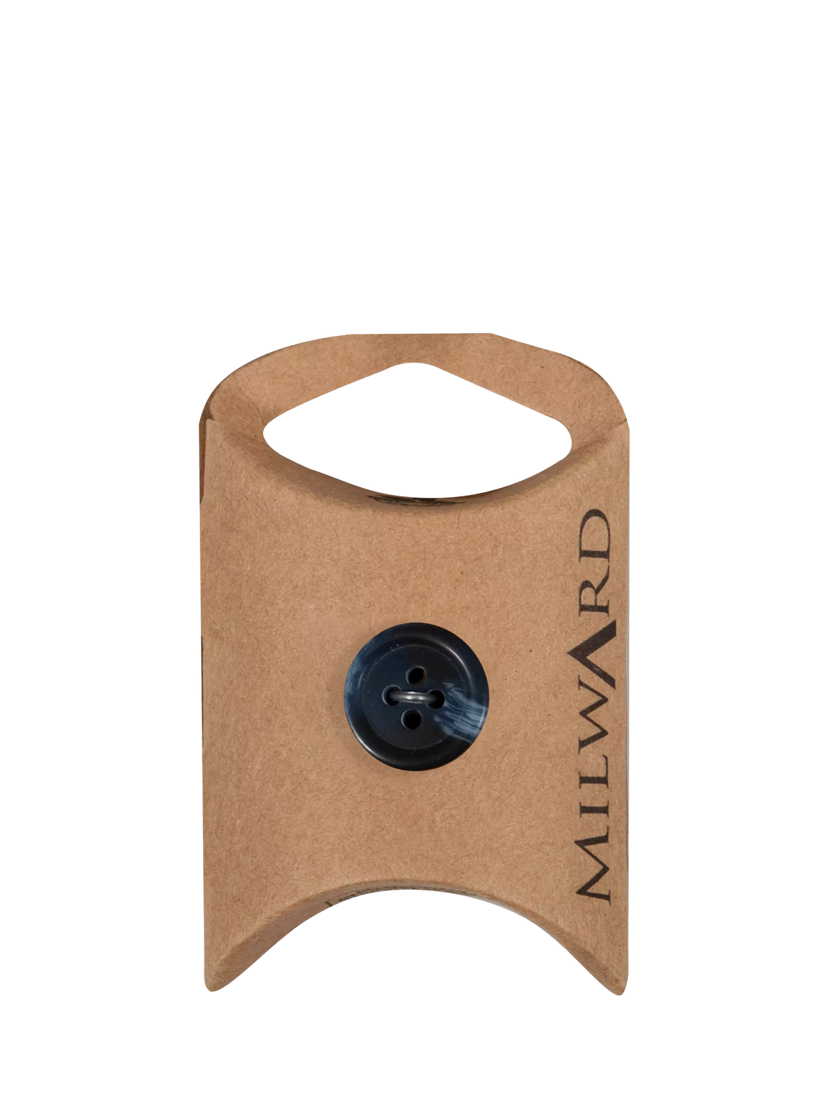 Milward 4 hole marble buttons 15mm blue pack of 10 (British brand)