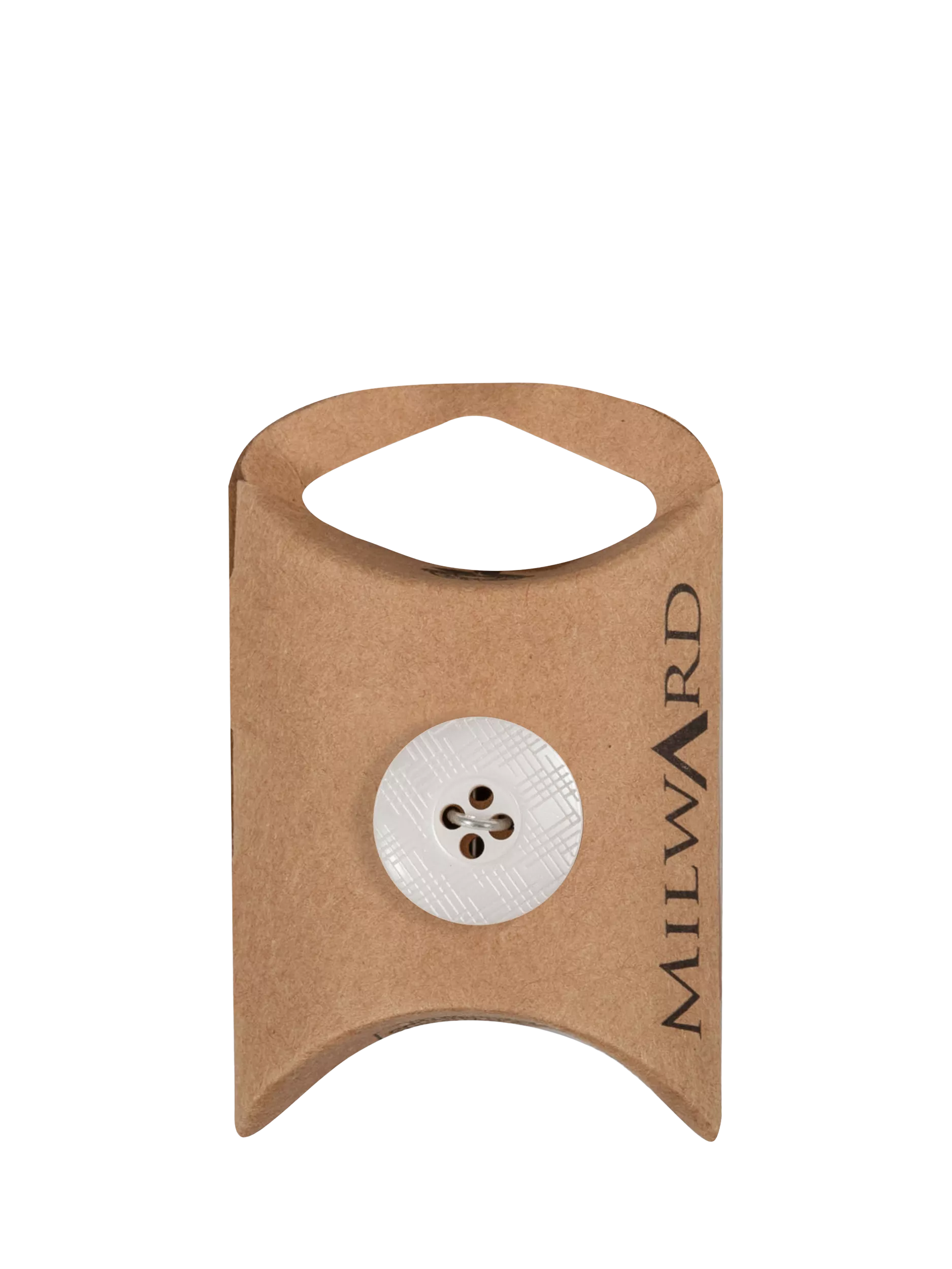 Milward white 4 hole buttons 18mm pack of 7, UK version