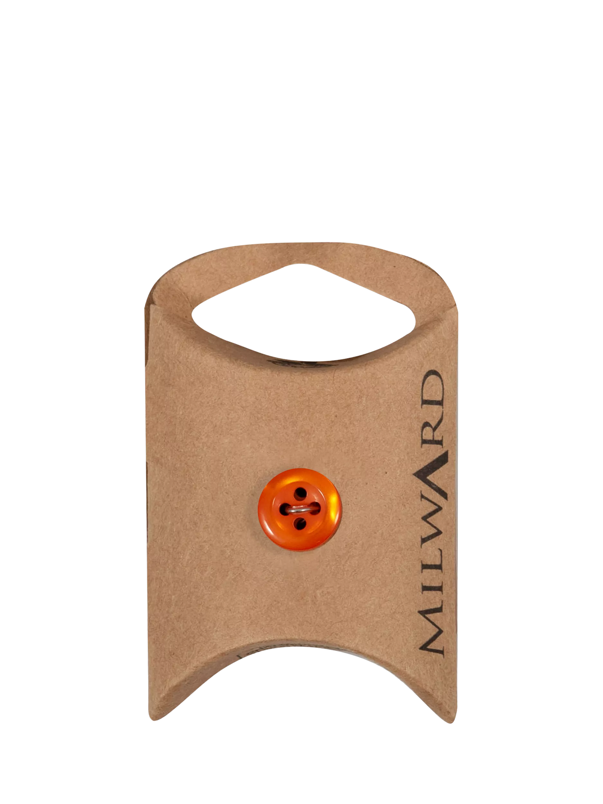 Milward orange rim buttons 11mm pack of 8, imported from the UK