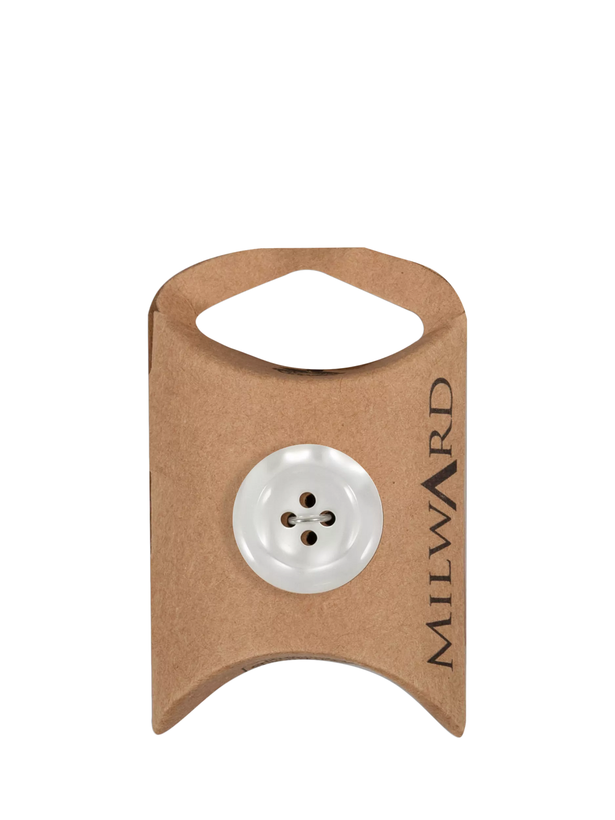 Milward white 4 hole rim buttons 20mm, imported from the UK