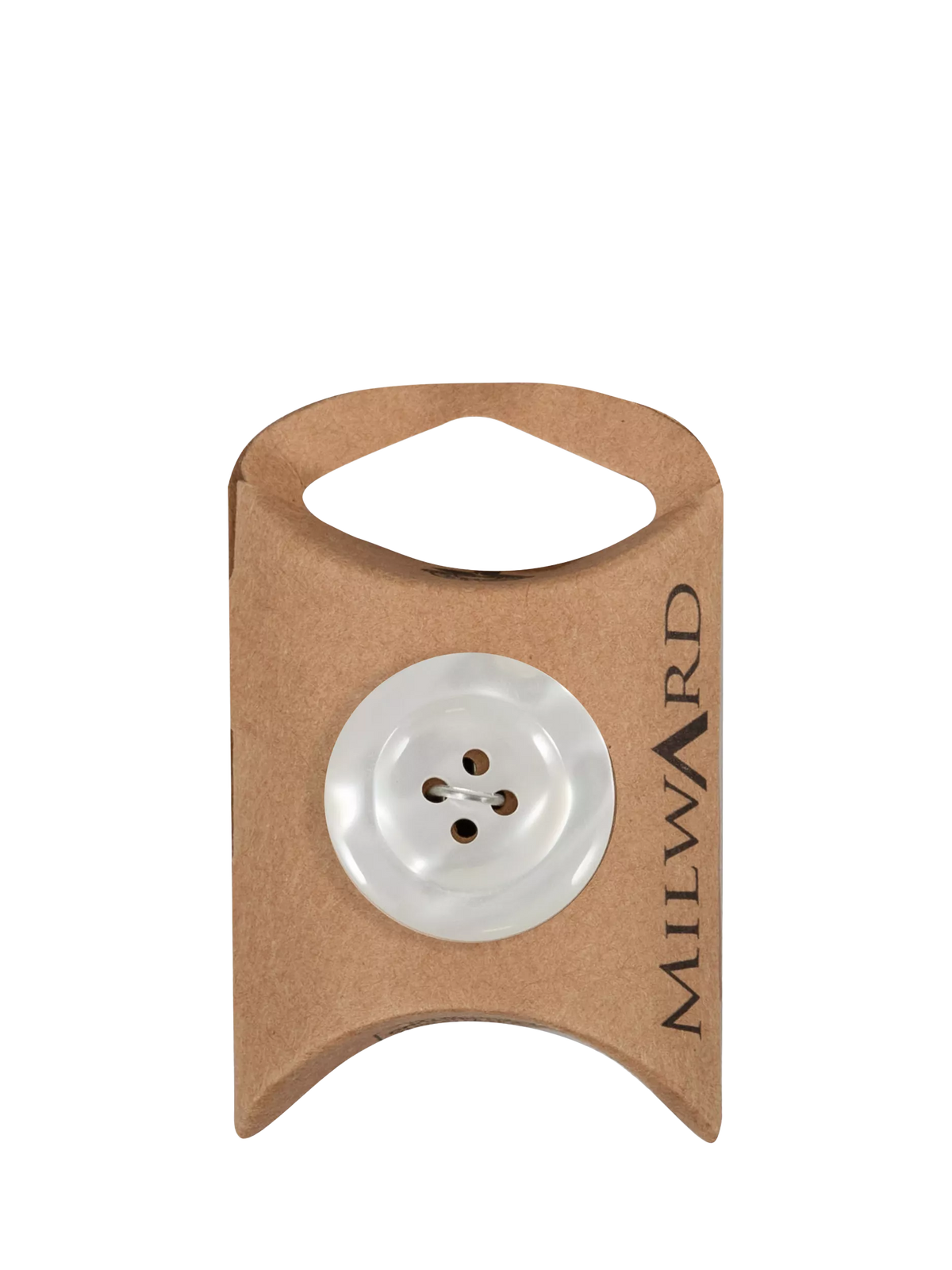 Milward 4-hole rim buttons 25mm white pack of 4 (British brand)