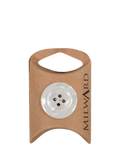 Milward 4-hole rim buttons 25mm white pack of 4 (British brand)