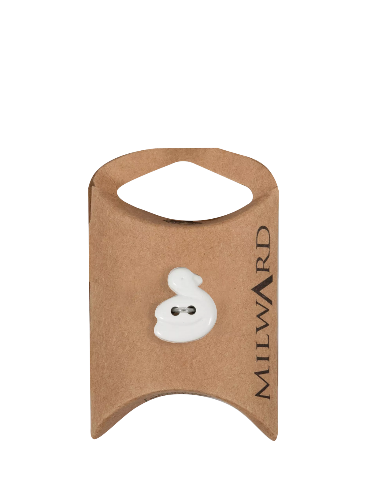 Milward Duck Buttons 18mm white pack of 6 (British brand)