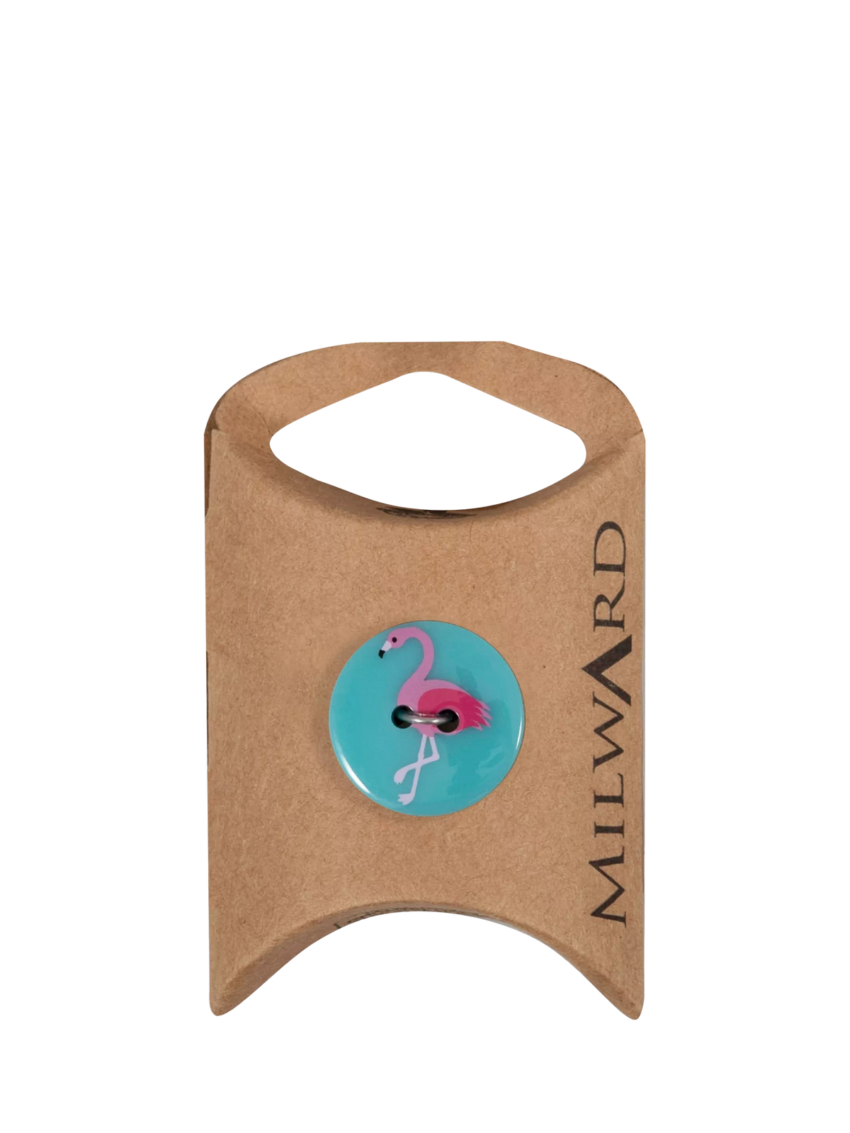 Milward Flamingo buttons blue 19mm pack of 6, imported from the UK