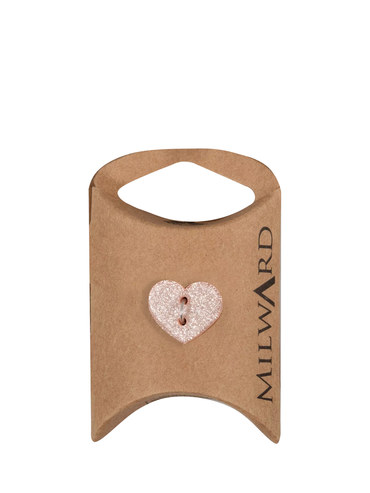 Milward buttons light pink 18mm pack of 6, imported from the UK