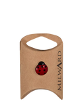 Milward Ladybird buttons 15mm red black pack of 4 - British product