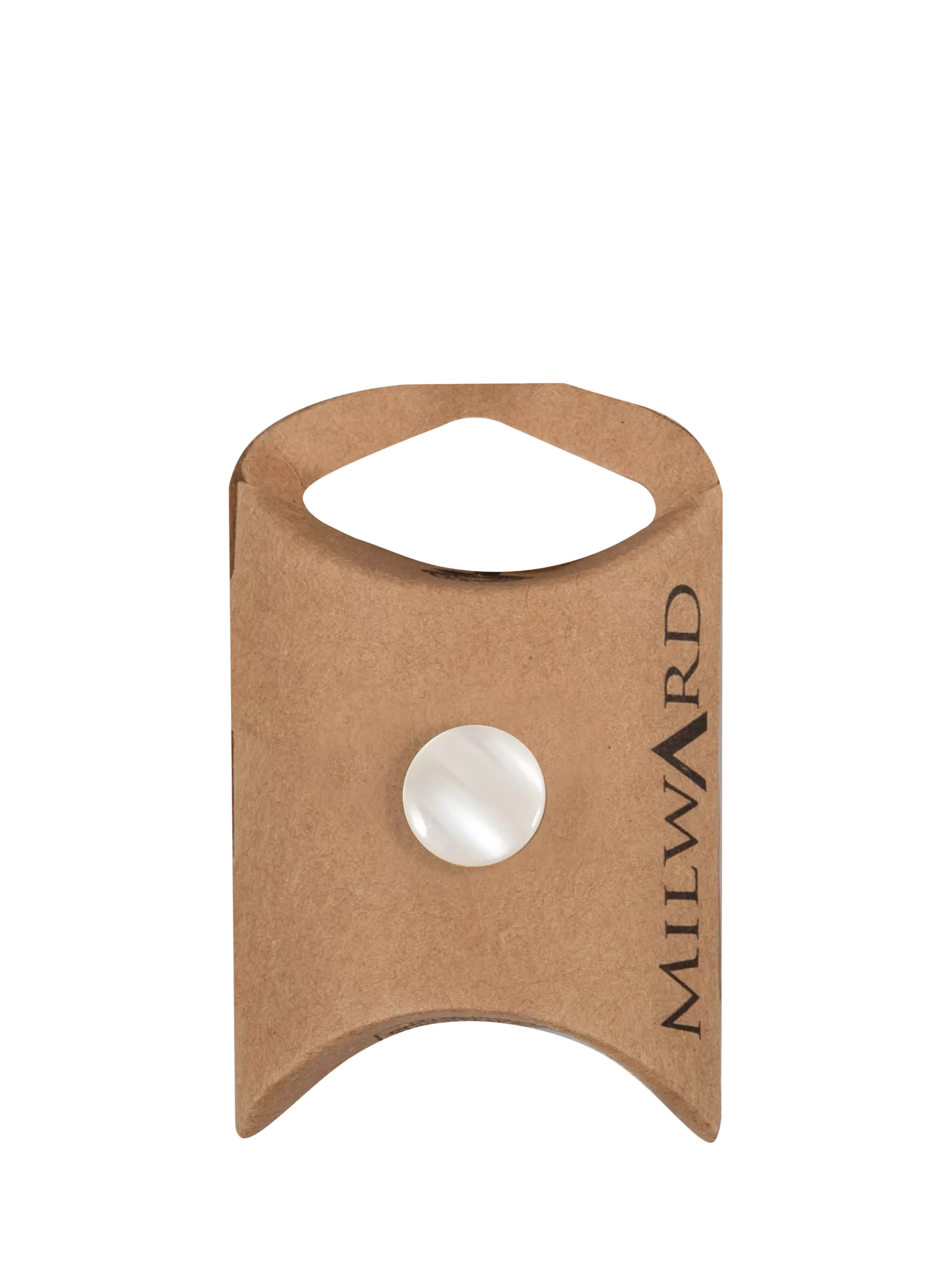 Milward mother of pearl look buttons white pack of 10, imported from the UK