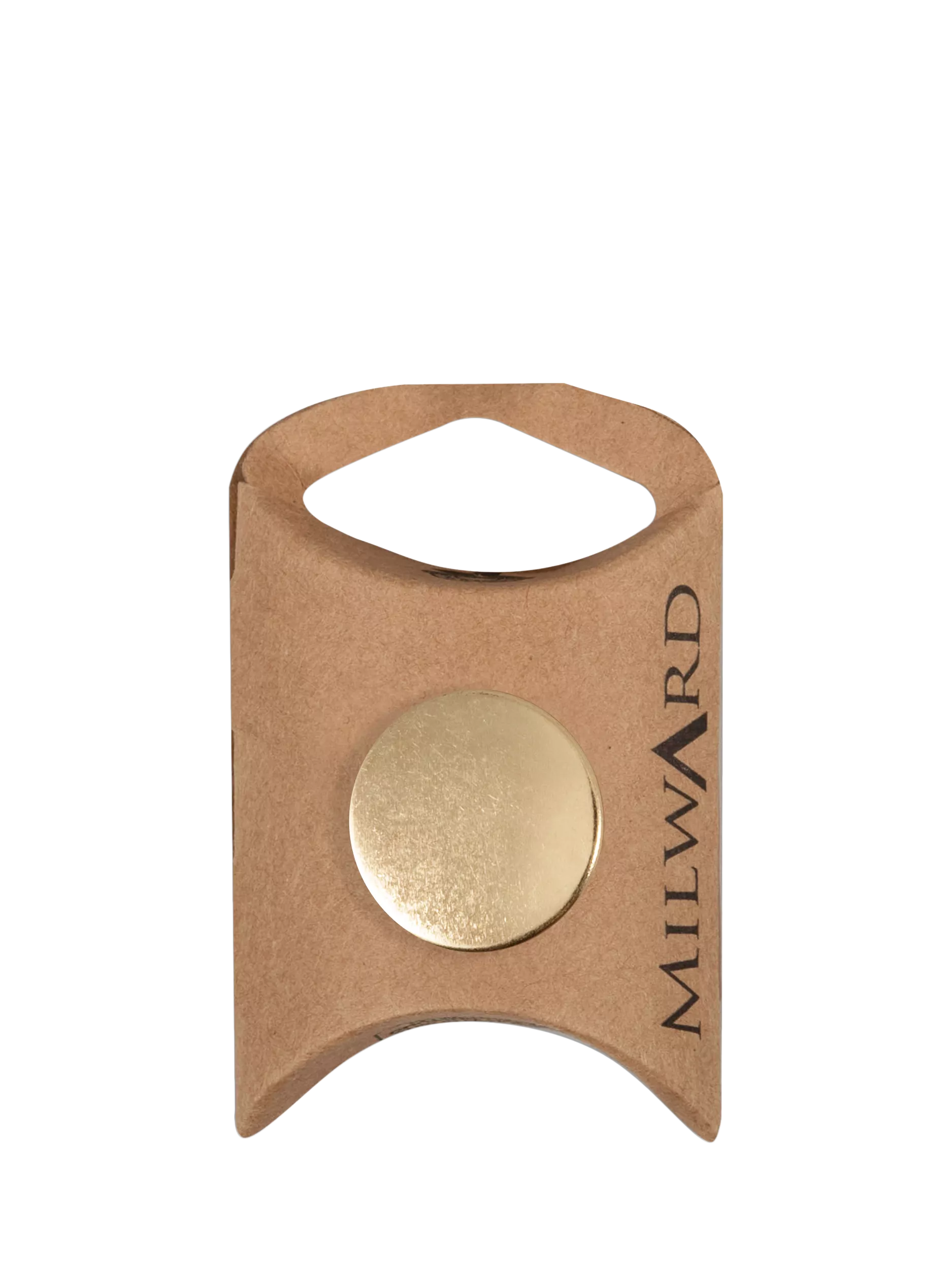 Milward gold metal shank buttons 22mm pack of 6, imported from the UK