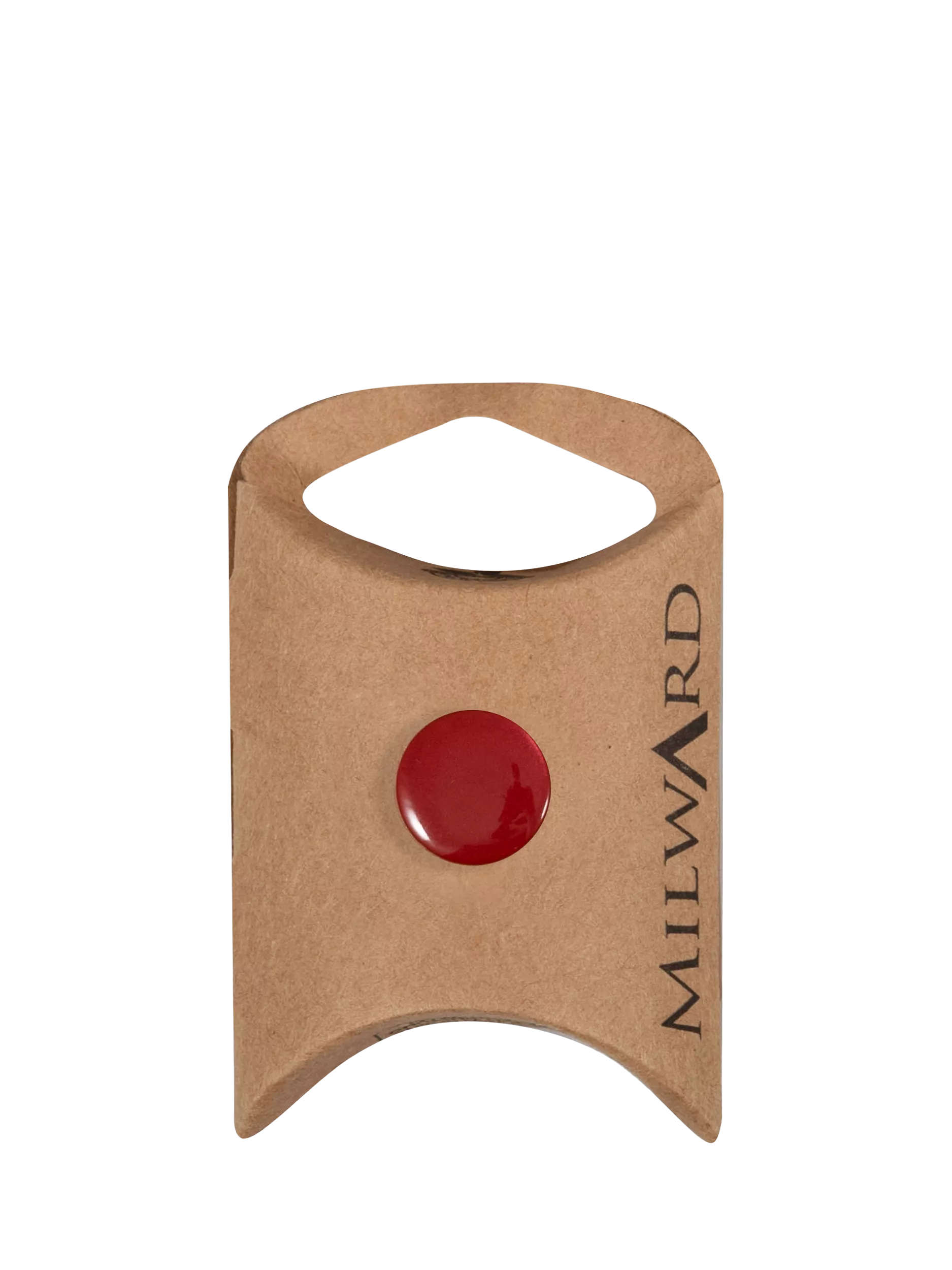 Milward shank shiny buttons red 14mm pack of 6, UK version
