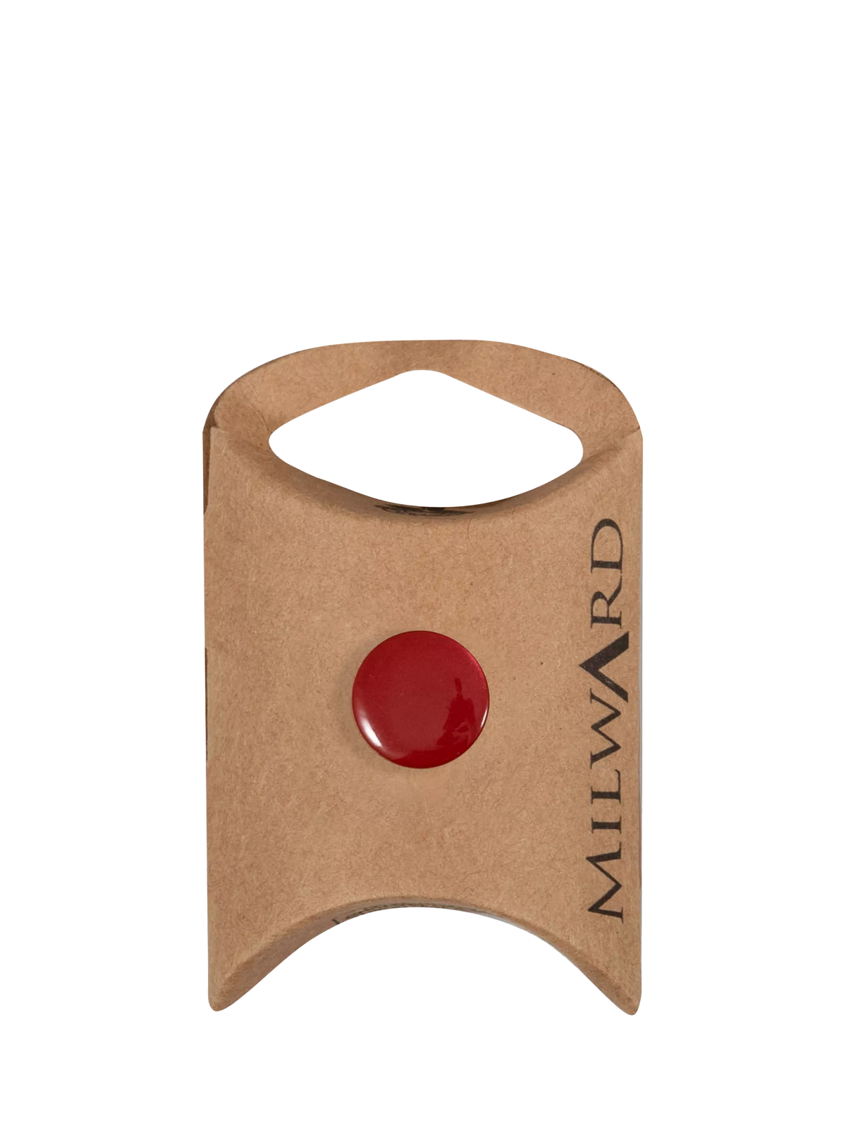 Milward shank shiny buttons red 14mm pack of 6, UK version