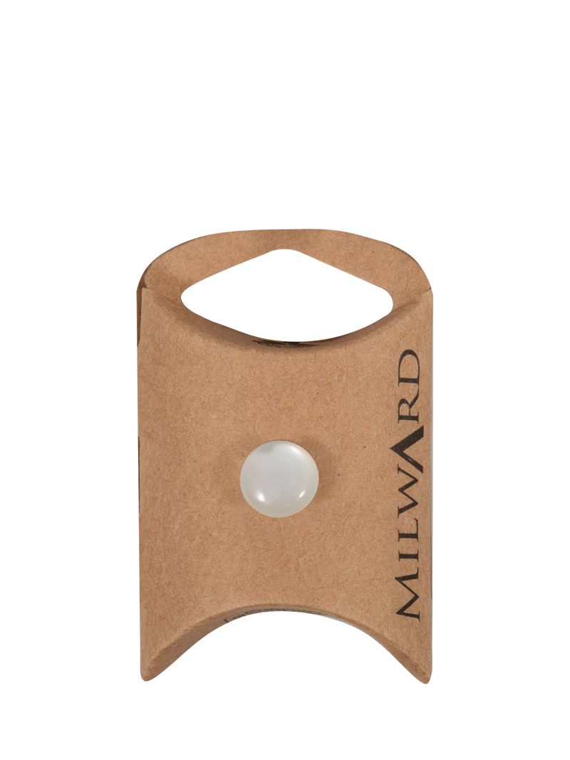 Milward mother of pearl look buttons 11mm white, imported from the UK