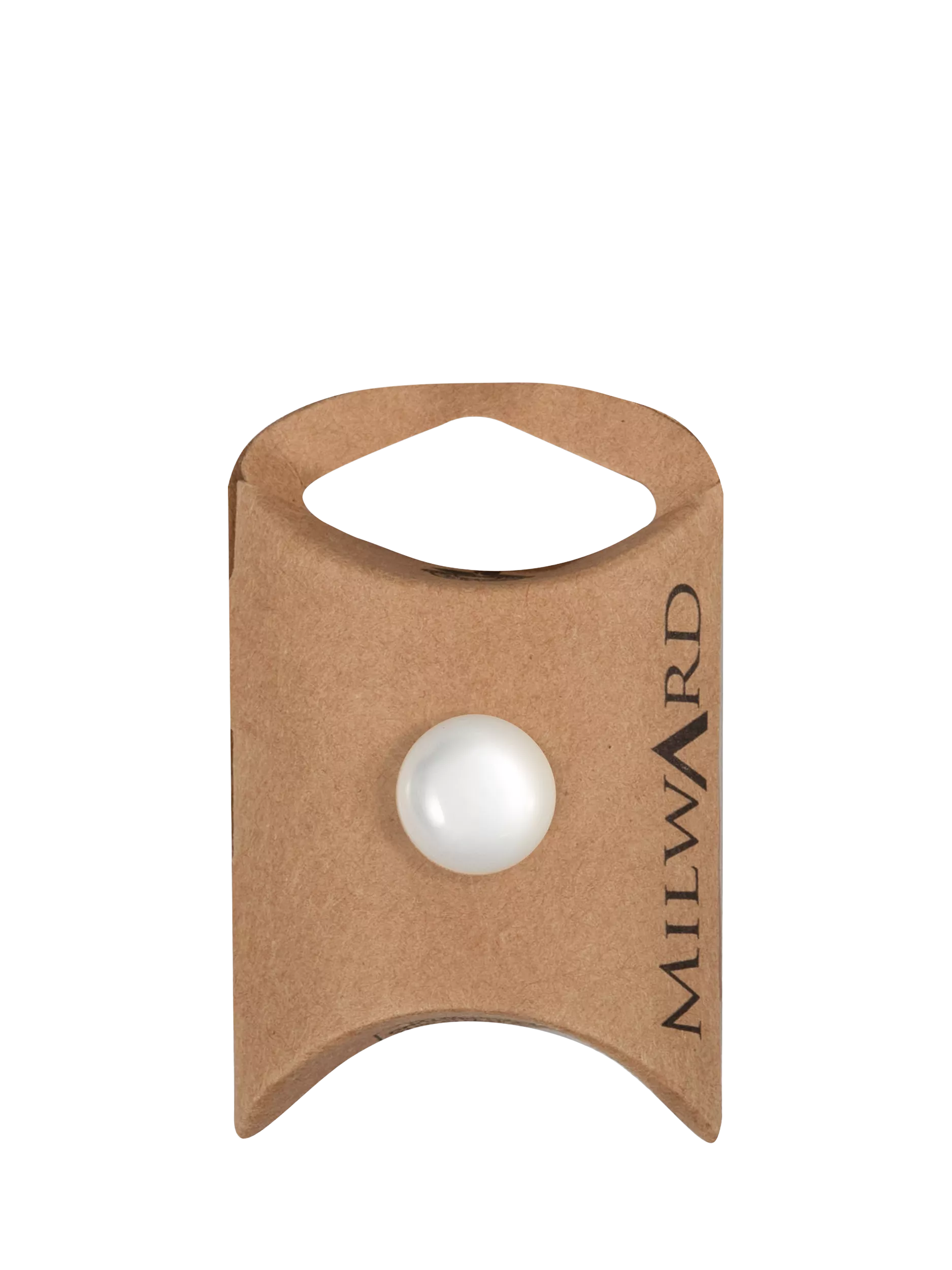 Milward mother of pearl look white shank buttons 14mm pack of 5, UK version