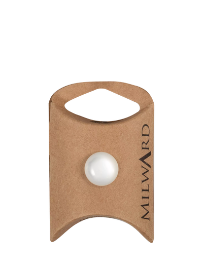 John Lewis Milward Mother of Pearl Look Shank Buttons Sewing Buttons White 14mm Pack of 5- Buy online at McGrocer
