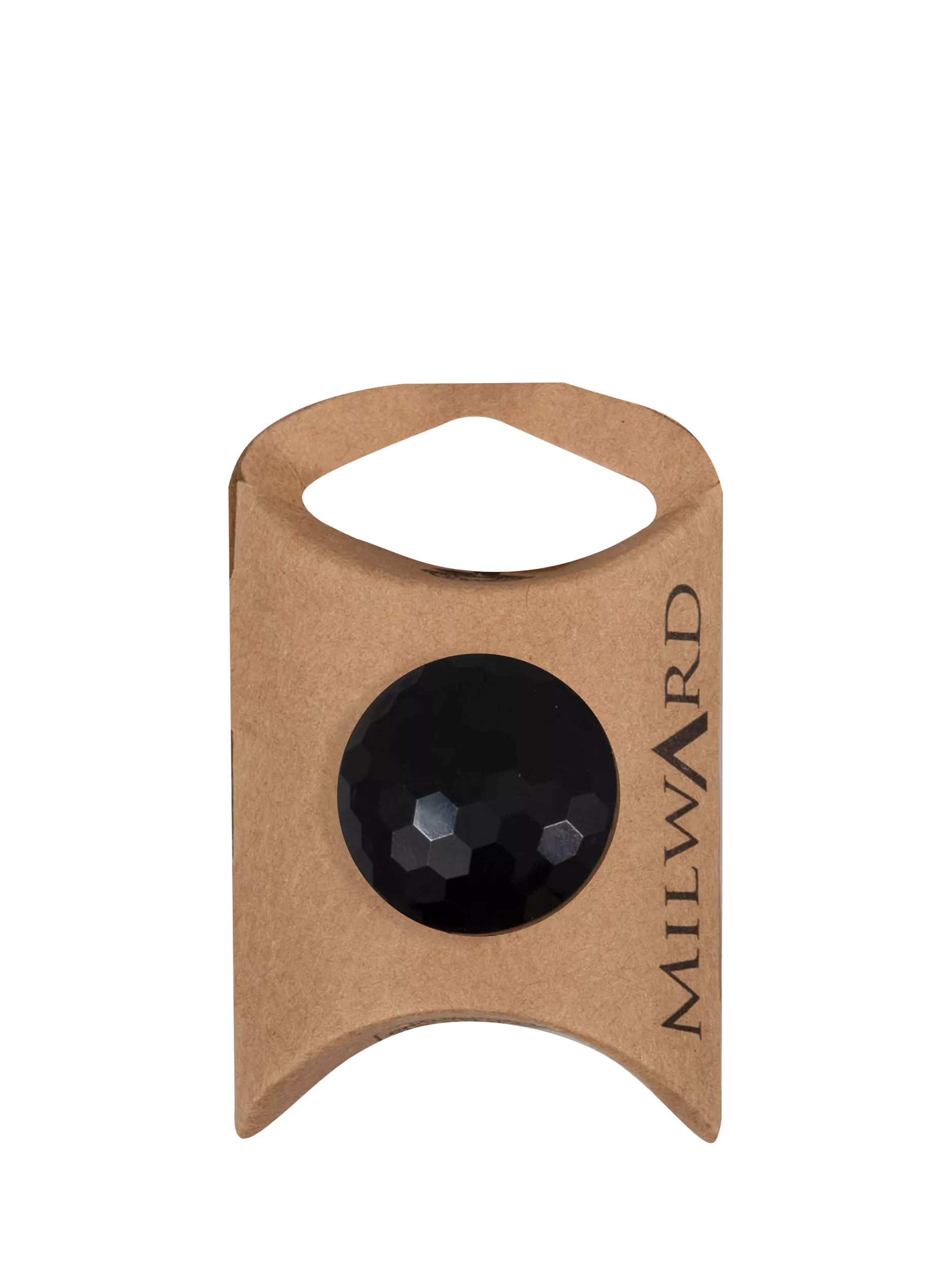 Milward shank buttons black 25mm pack of 3 (British brand)