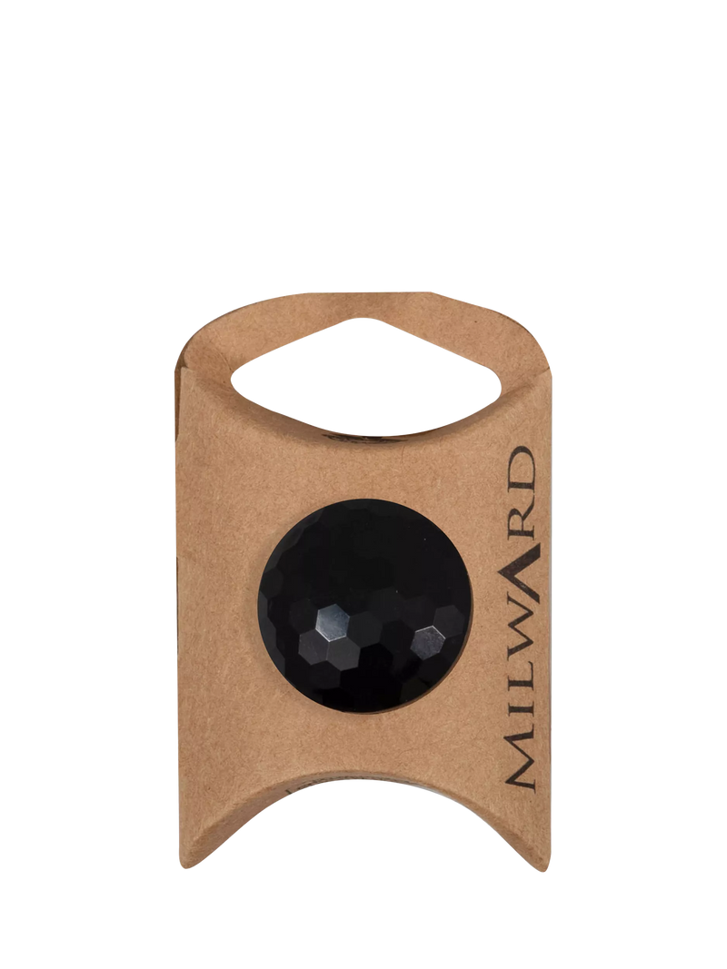 Milward shank buttons black 25mm pack of 3 (British brand)