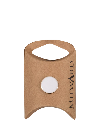 John Lewis Milward Shank Gold Rim Buttons 15mm White Pack of 4- Buy online at McGrocer
