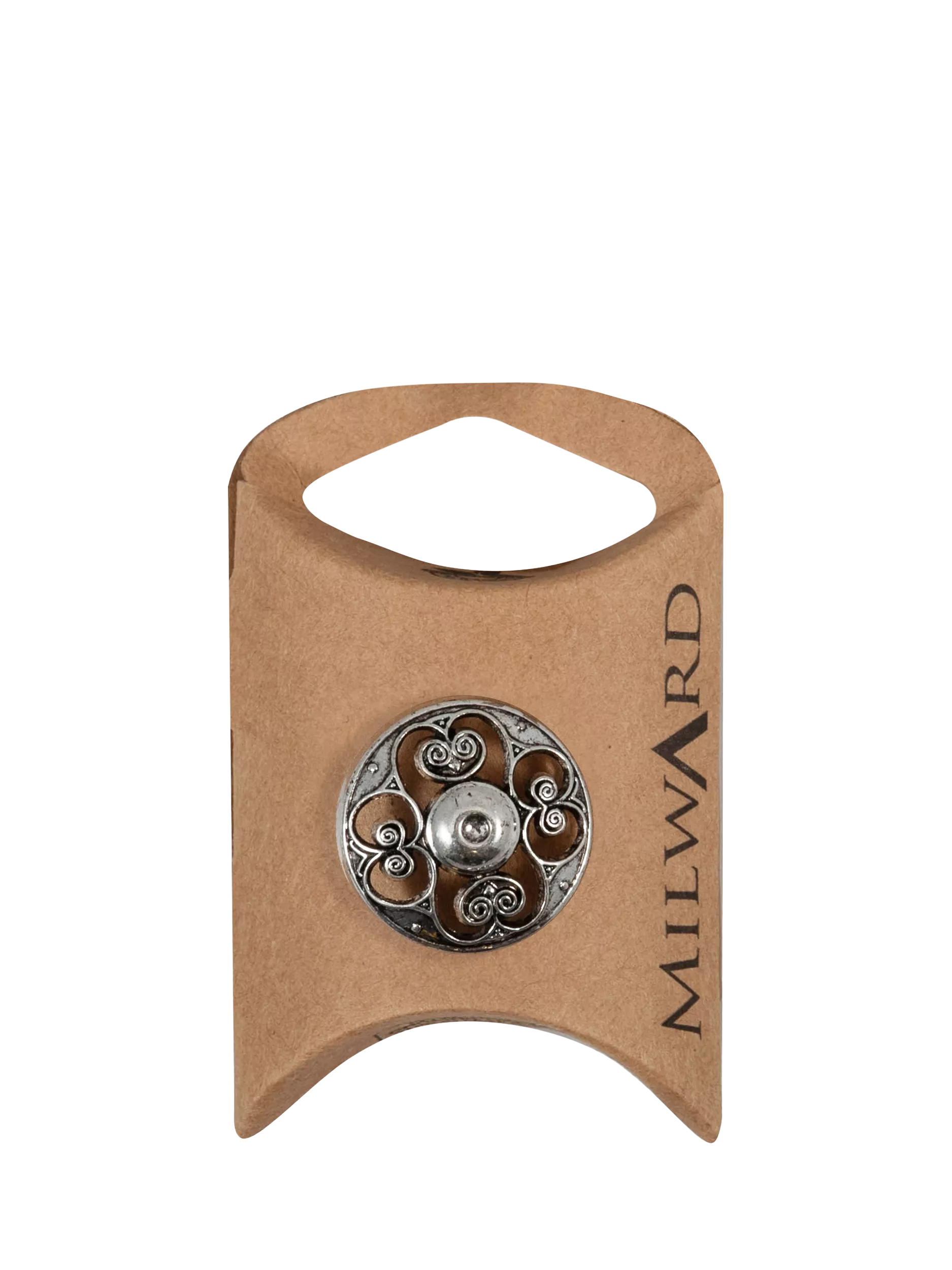 Milward metal shank filigree buttons 23mm pack of 5, UK version