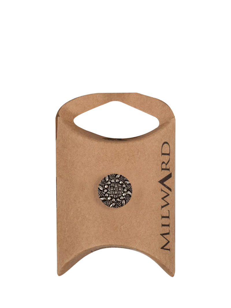 Milward metal shank buttons 12mm pack of 3 - British product