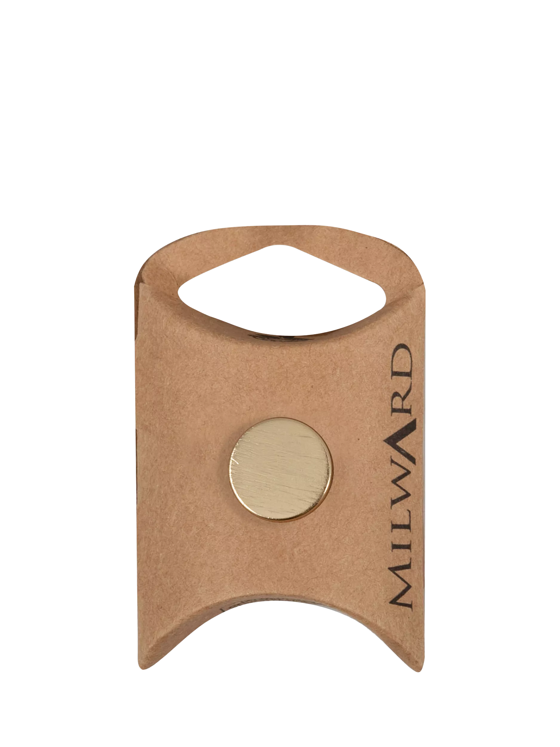 Milward metal shank buttons gold 15mm pack of 2 (British brand)