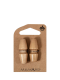 Milward wood duffel toggle buttons 42mm pair (British brand)