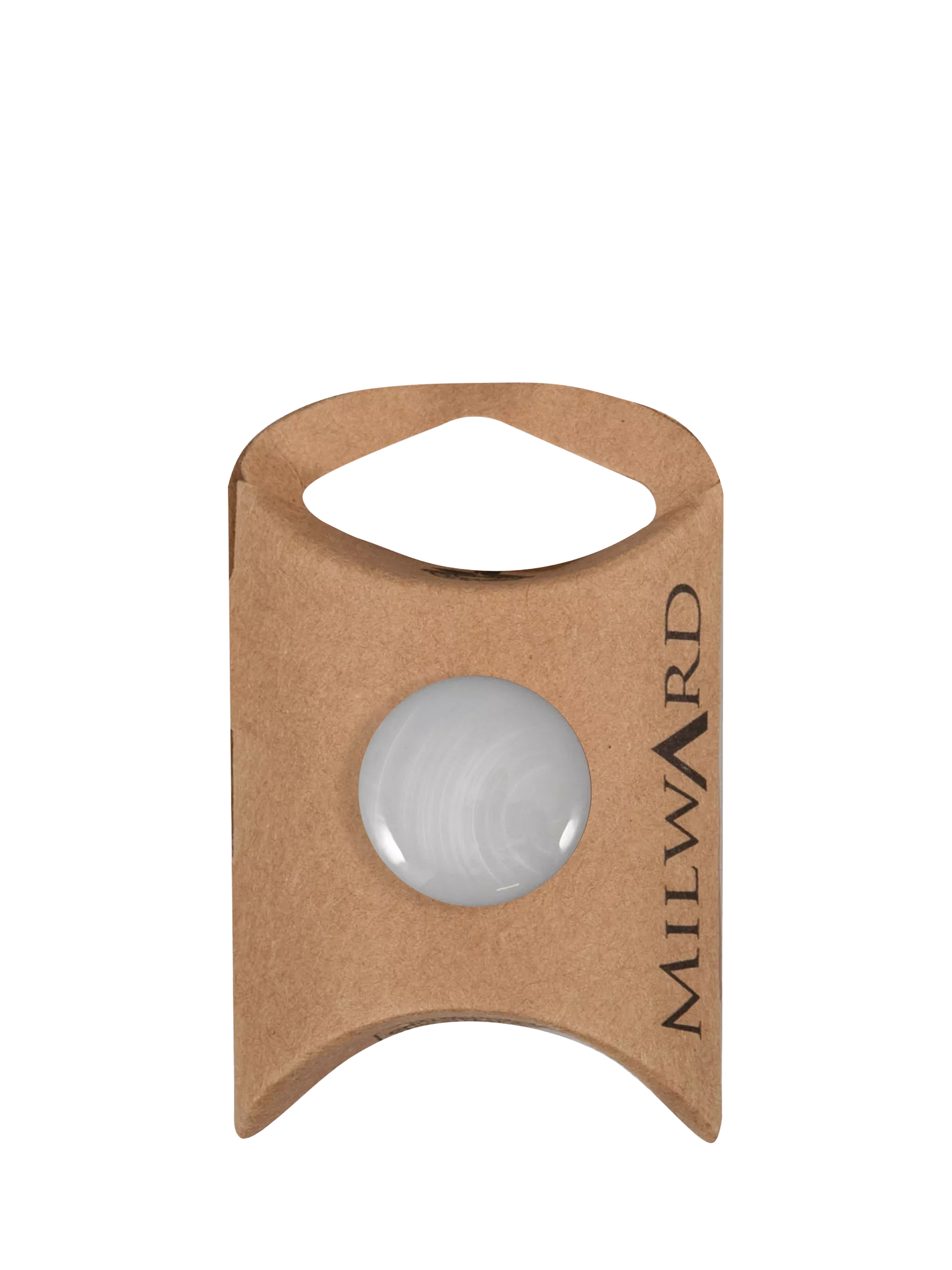 Milward Shiny Buttons, 20mm, Light Grey, Pack of 3