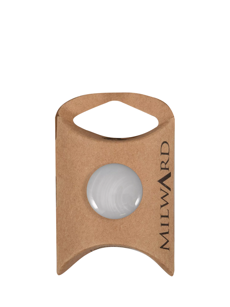 Milward Shiny Buttons, 20mm, Light Grey, Pack of 3