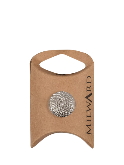 John Lewis Milward Knot Buttons 18mm Silver Pack of 5- Buy online at McGrocer