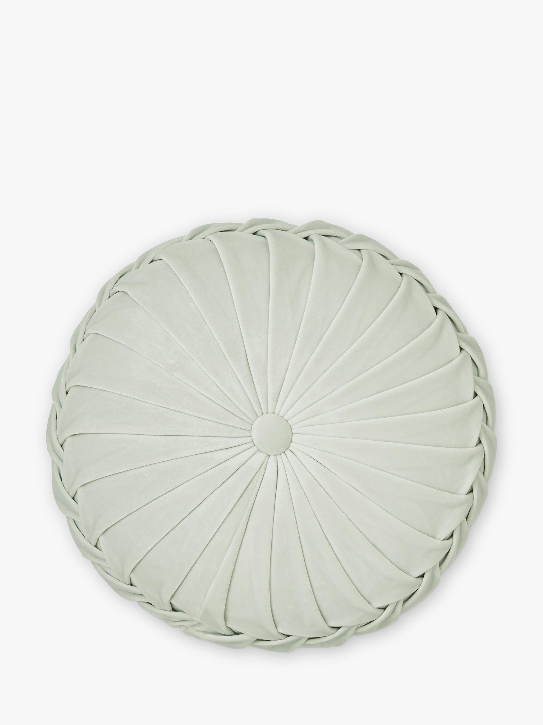 Laura Ashley Samtkissen mit gefalteter Kreisdesign, UK-Version