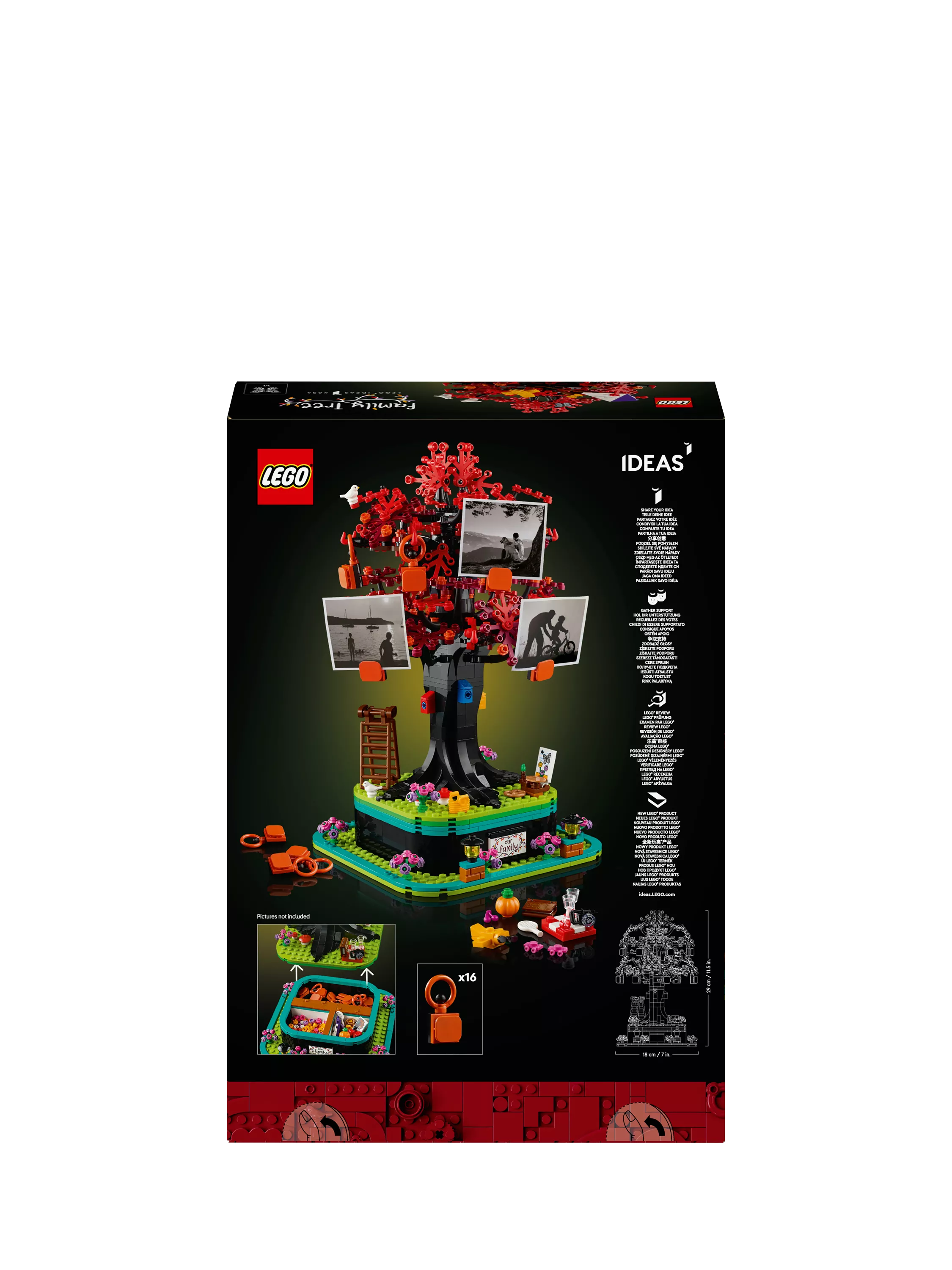 LEGO Ideas family tree keepsake display ornament 1040 pieces - British product