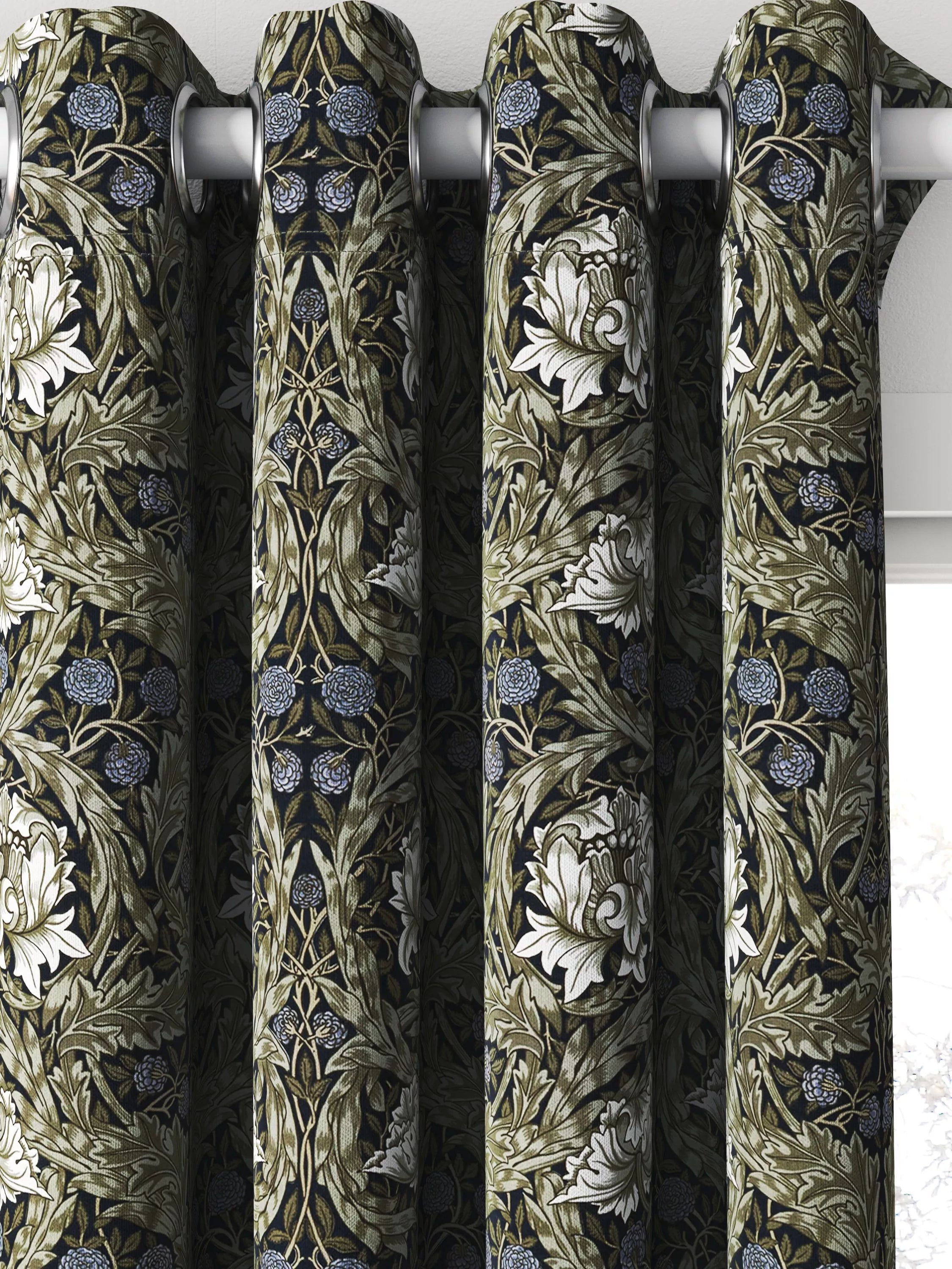 William Morris At Home African Marigold made to measure curtains imported from the UK
