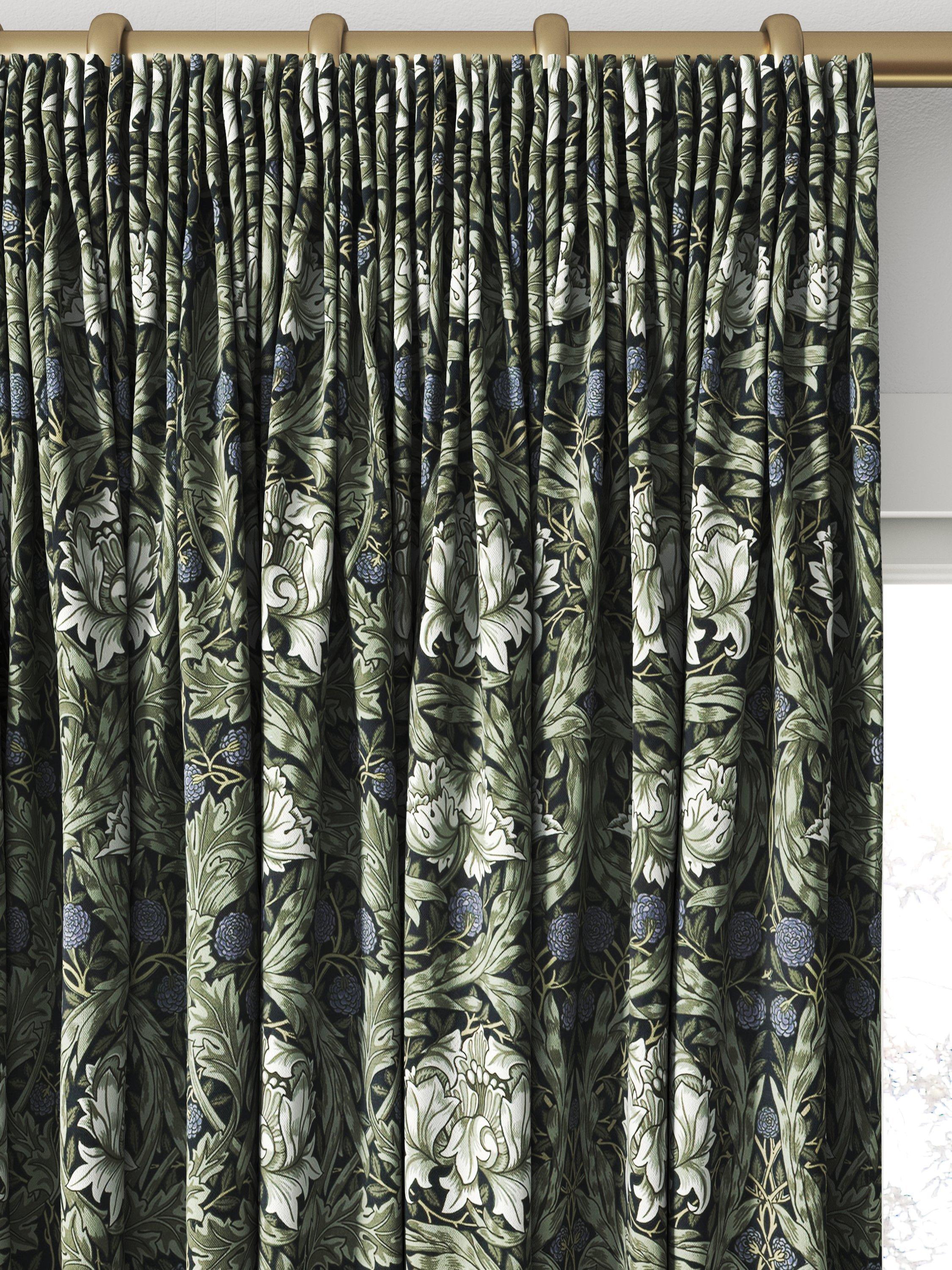 William Morris At Home African Marigold curtains Cornflower, UK version