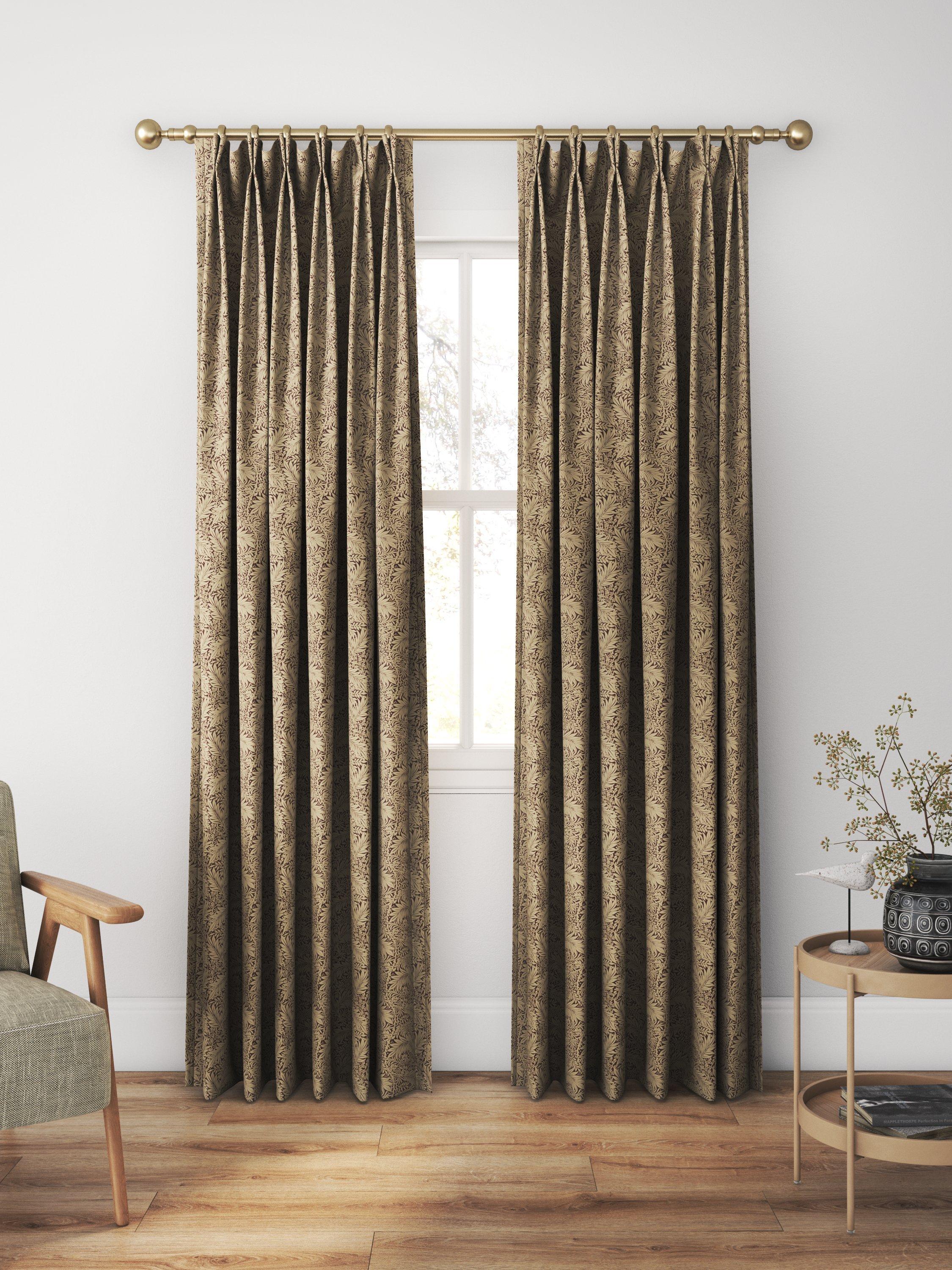 William Morris At Home Larkspur Berry made-to-measure curtain, British brand