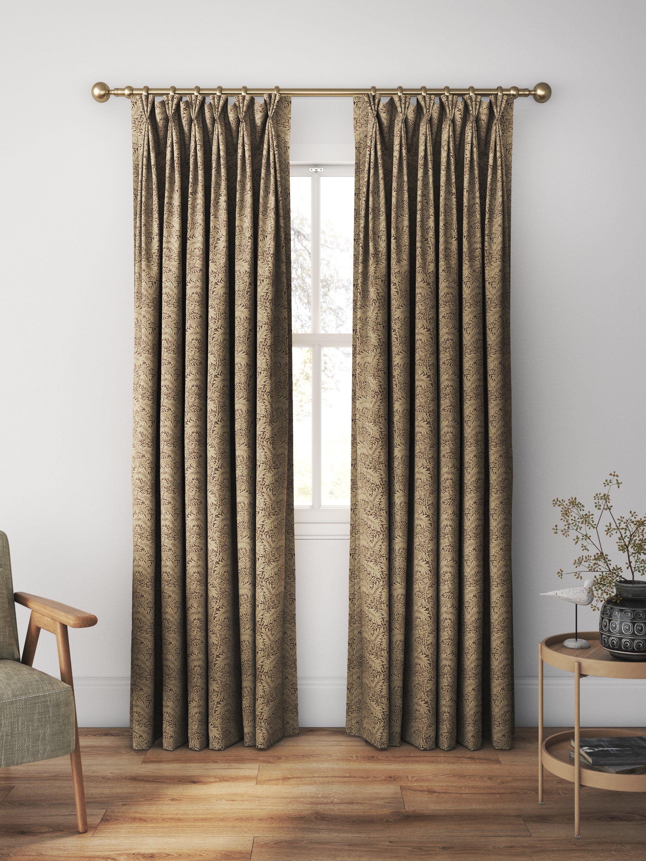 William Morris At Home Larkspur Berry made-to-measure curtain, British brand