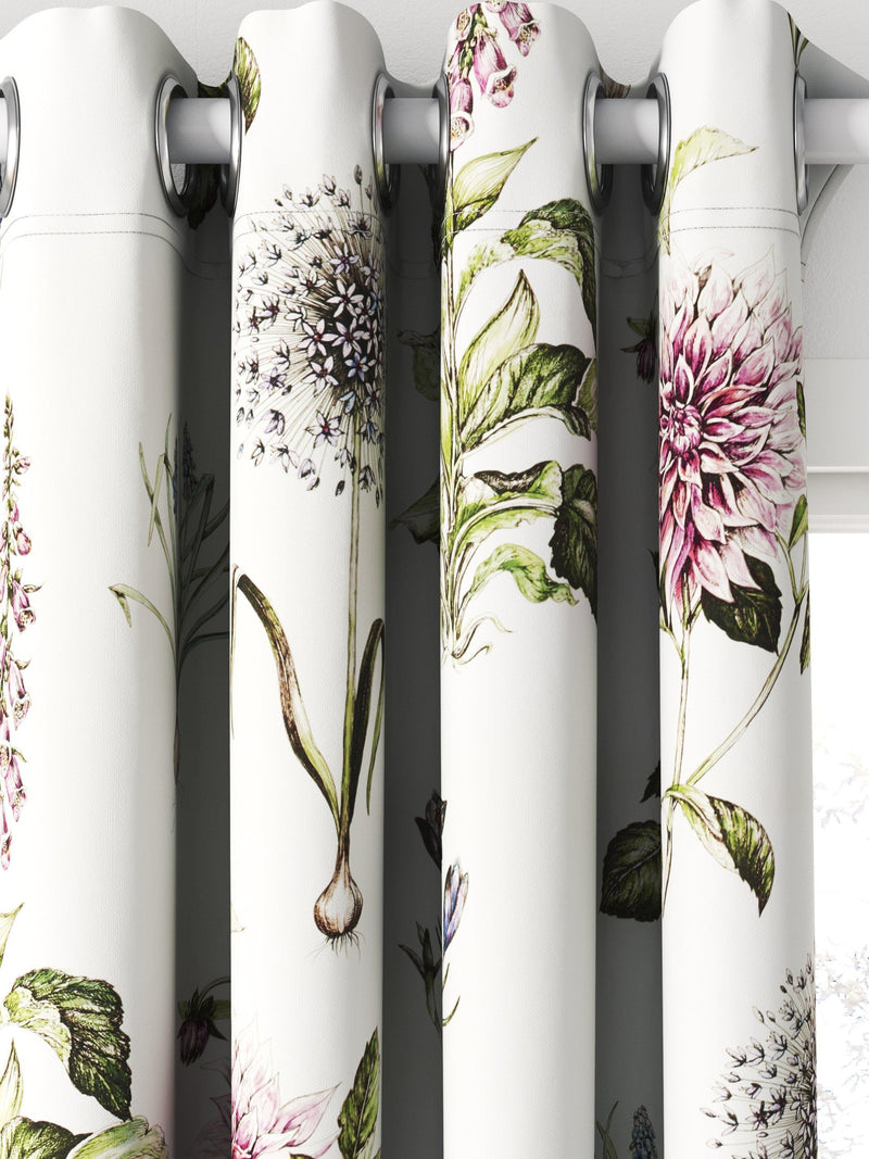 Clarke & Clarke Roseraie Summer made to measure curtains - British product