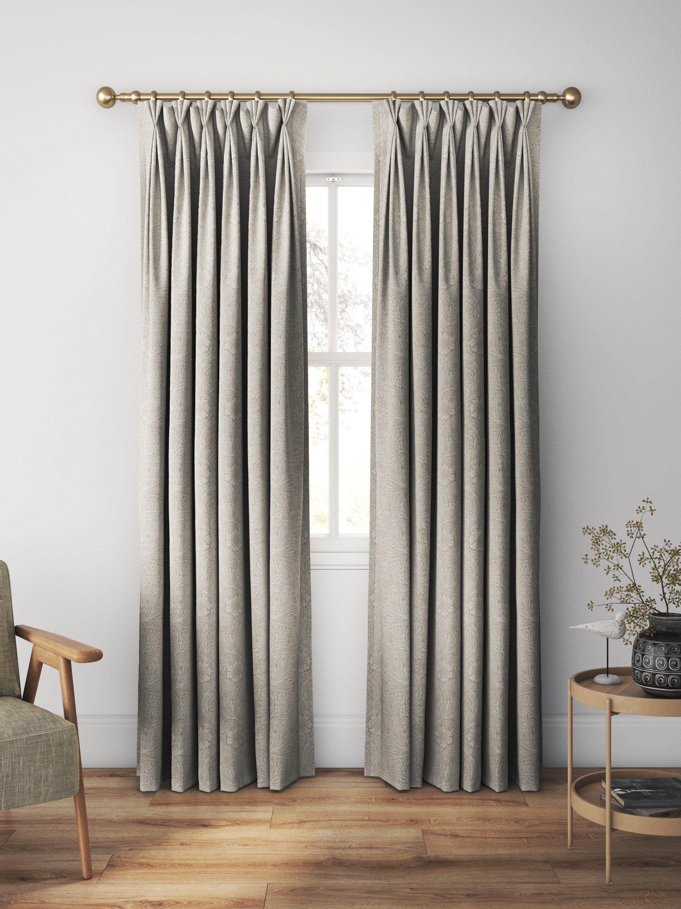 William Morris At Home Marigold woven curtains in Nettle, UK version